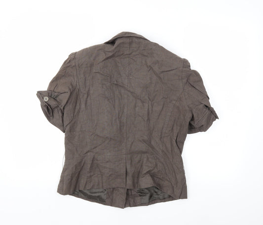 Womens UK Size 14 Kaliko Brown Jacket