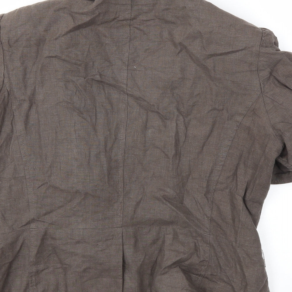 Womens UK Size 14 Kaliko Brown Jacket