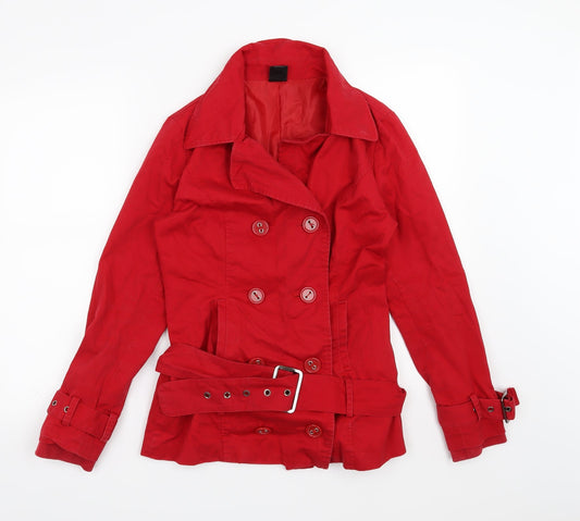 Womens UK Size 10 Bay Red Jacket