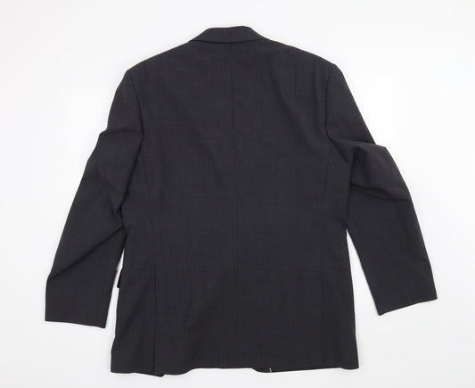 Mens UK Size 42 Preworn Regular Grey Suit Jacket