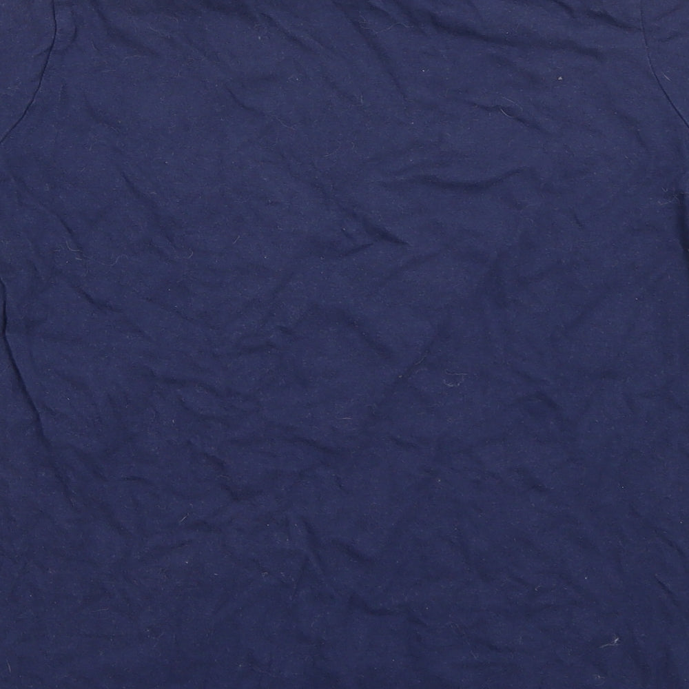 Young Dimension Girls Blue Rayon Basic T-Shirt Size 12 Years