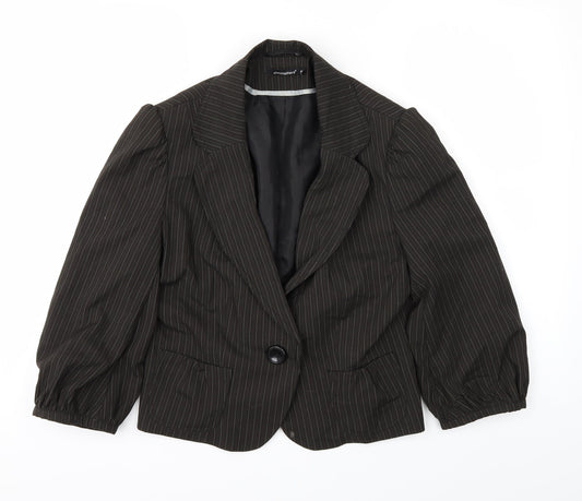Womens UK Size 12 Atmosphere Brown Overcoat