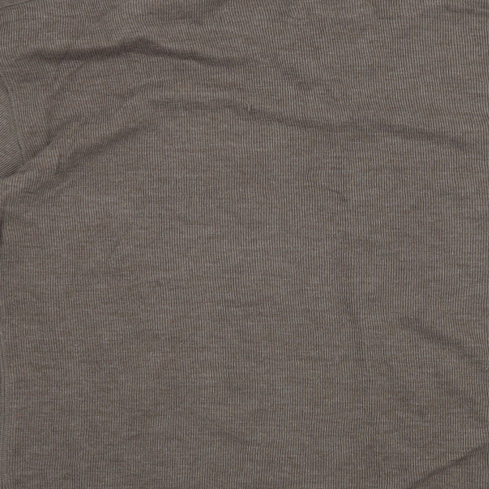 BOSTON CREW Mens Brown Pullover Jumper Size XL