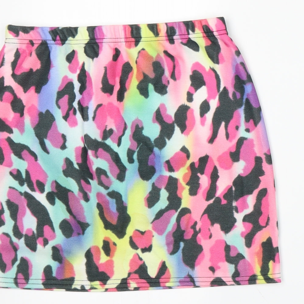 Womens UK Size M Preworn A-Line Rayon Skirt