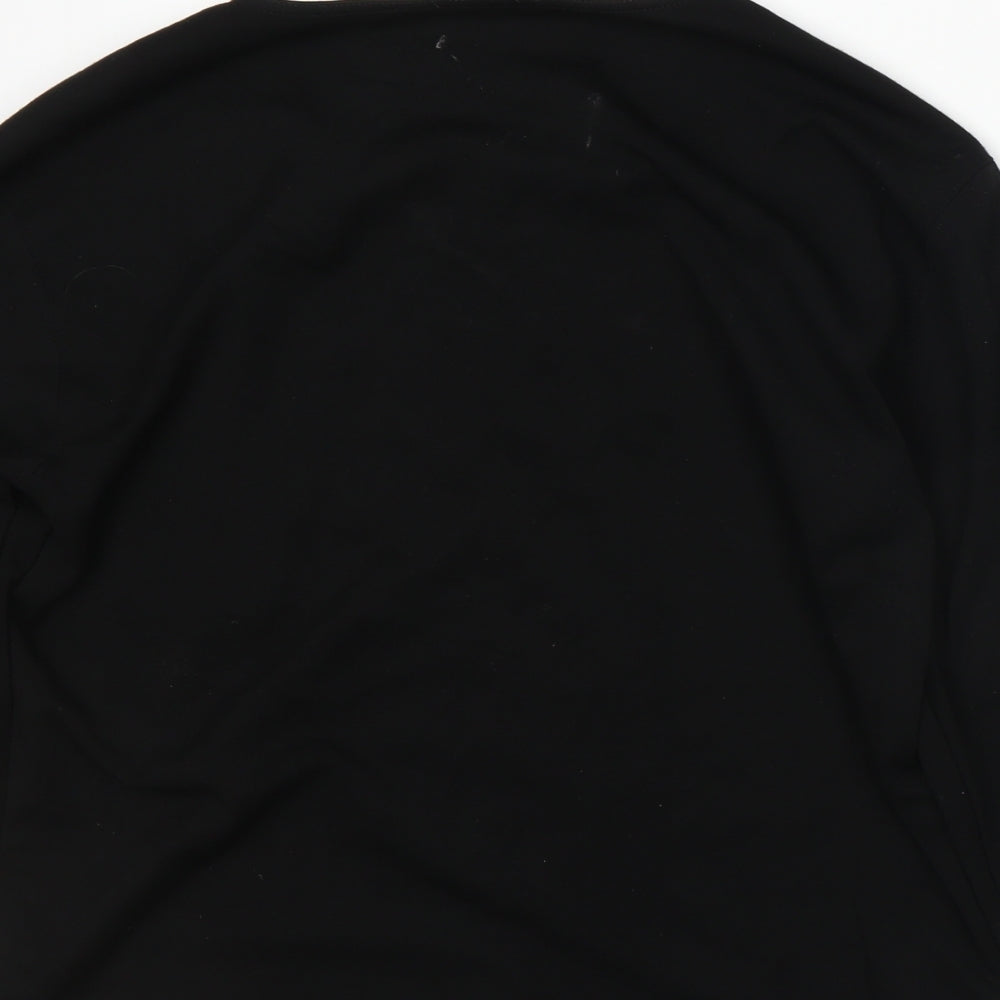 Womens UK Size S Rachel Zoe Black Basic T-Shirt