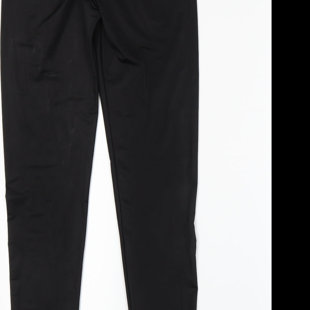 New Look Womens Black Trousers Size L L27 in