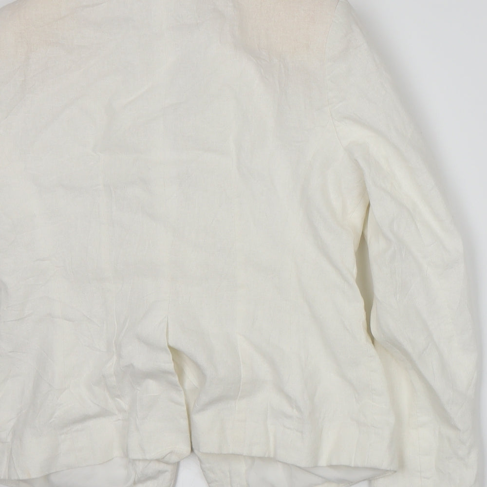 F&F Womens White   Jacket Suit Jacket Size 14