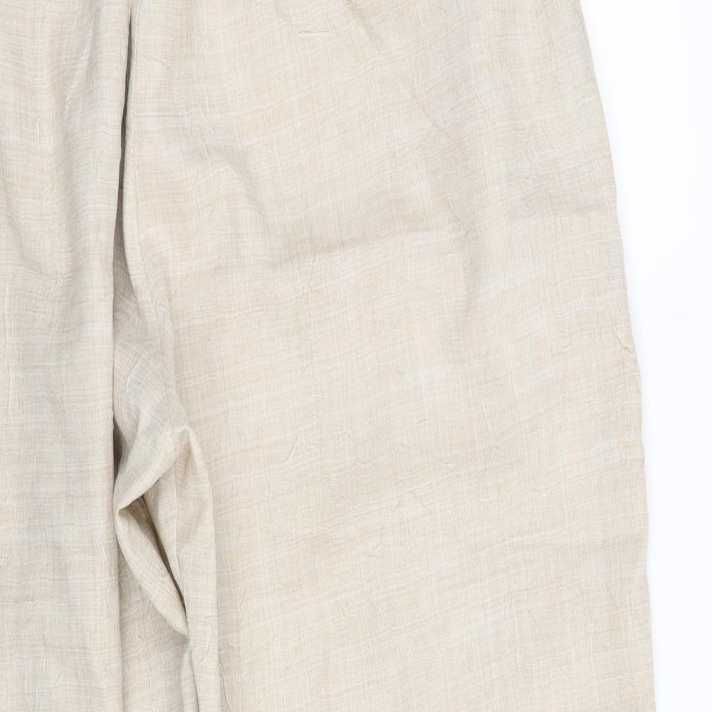 classic and fringe Womens Beige Trousers Size XL L31 in