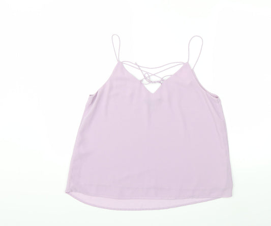New Look Womens Pink Basic Tank Size 12