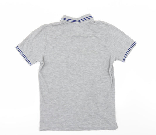 Le Breve Mens Grey Polo Size M