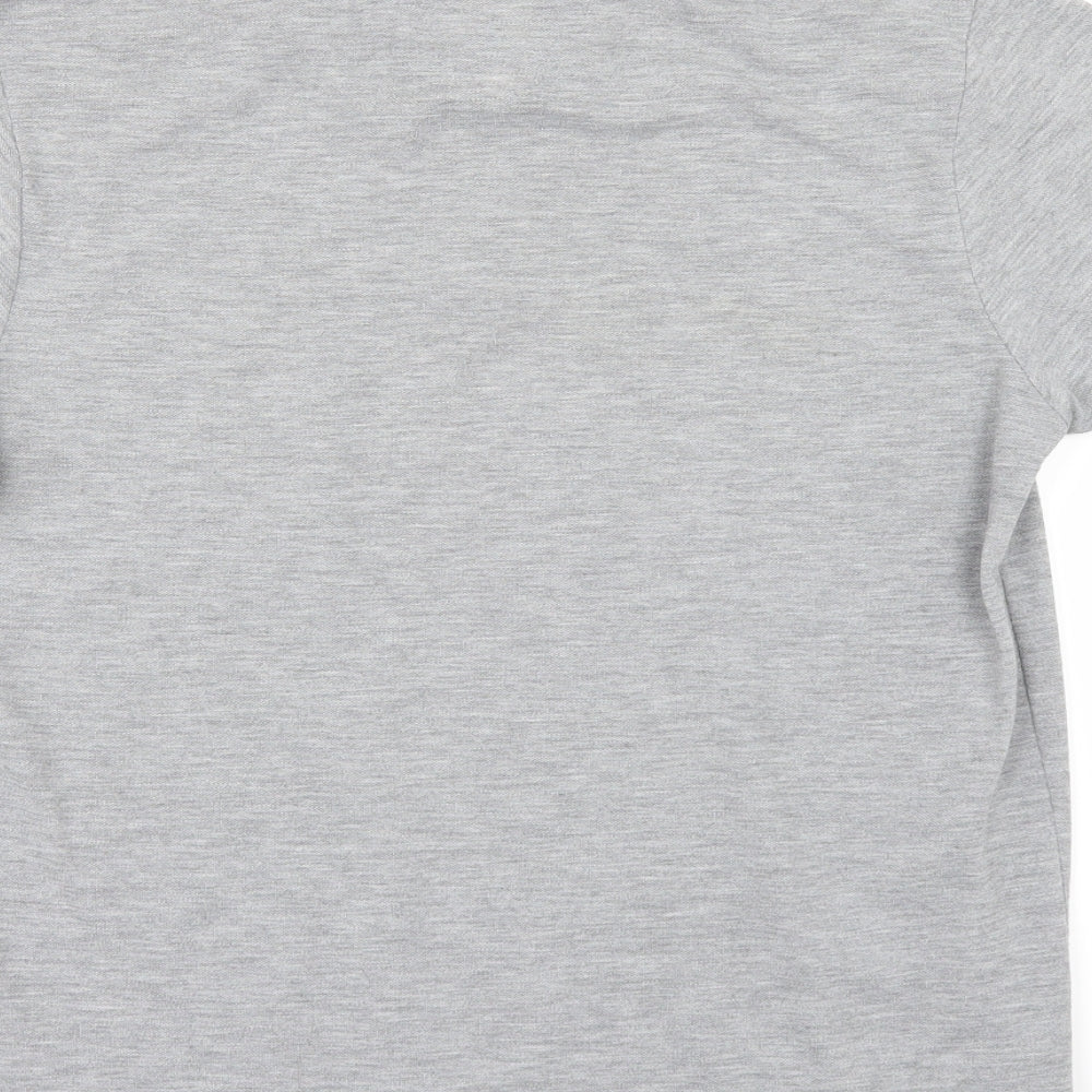 Le Breve Mens Grey Polo Size M