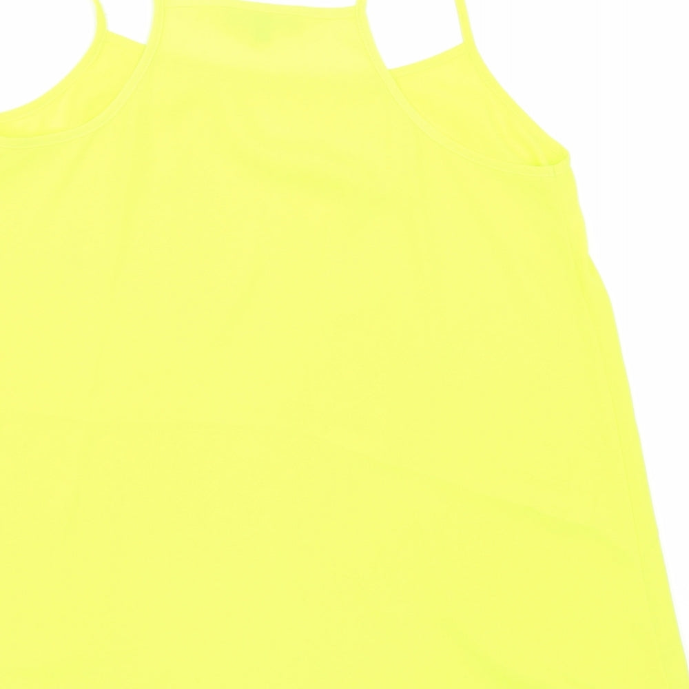 Womens UK Size S Warehouse Yellow Camisole Blouse