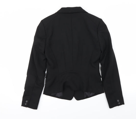 H&M Womens Black Jacket Blazer Size 6