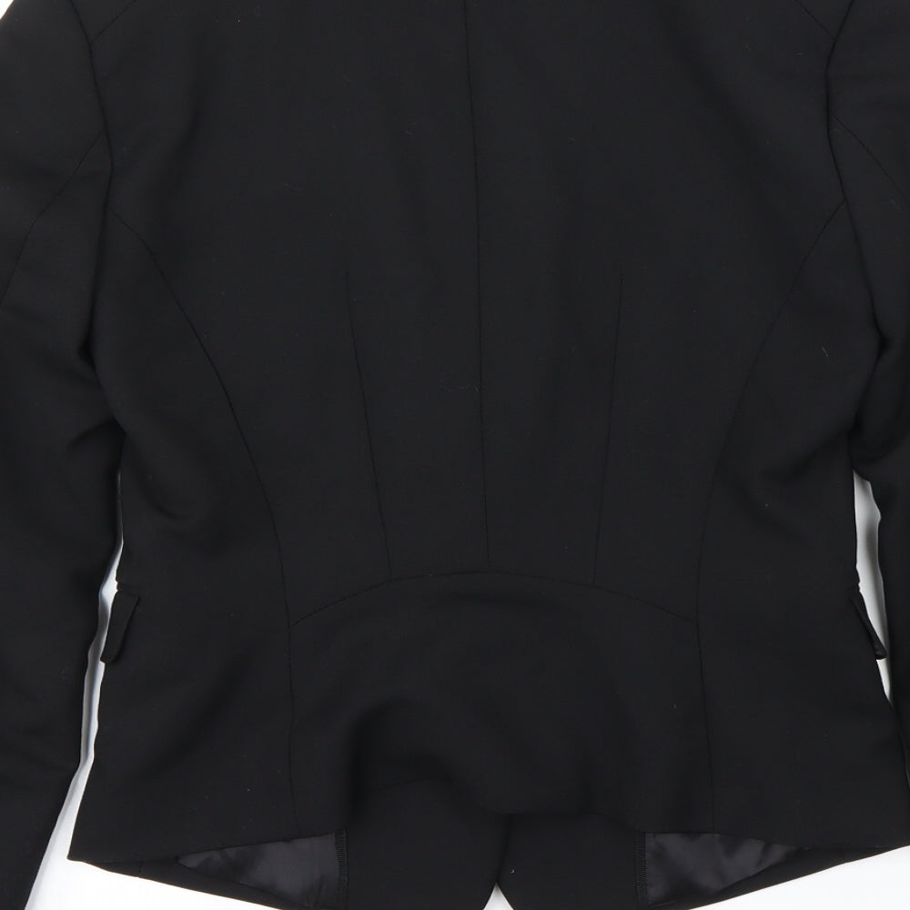 H&M Womens Black Jacket Blazer Size 6