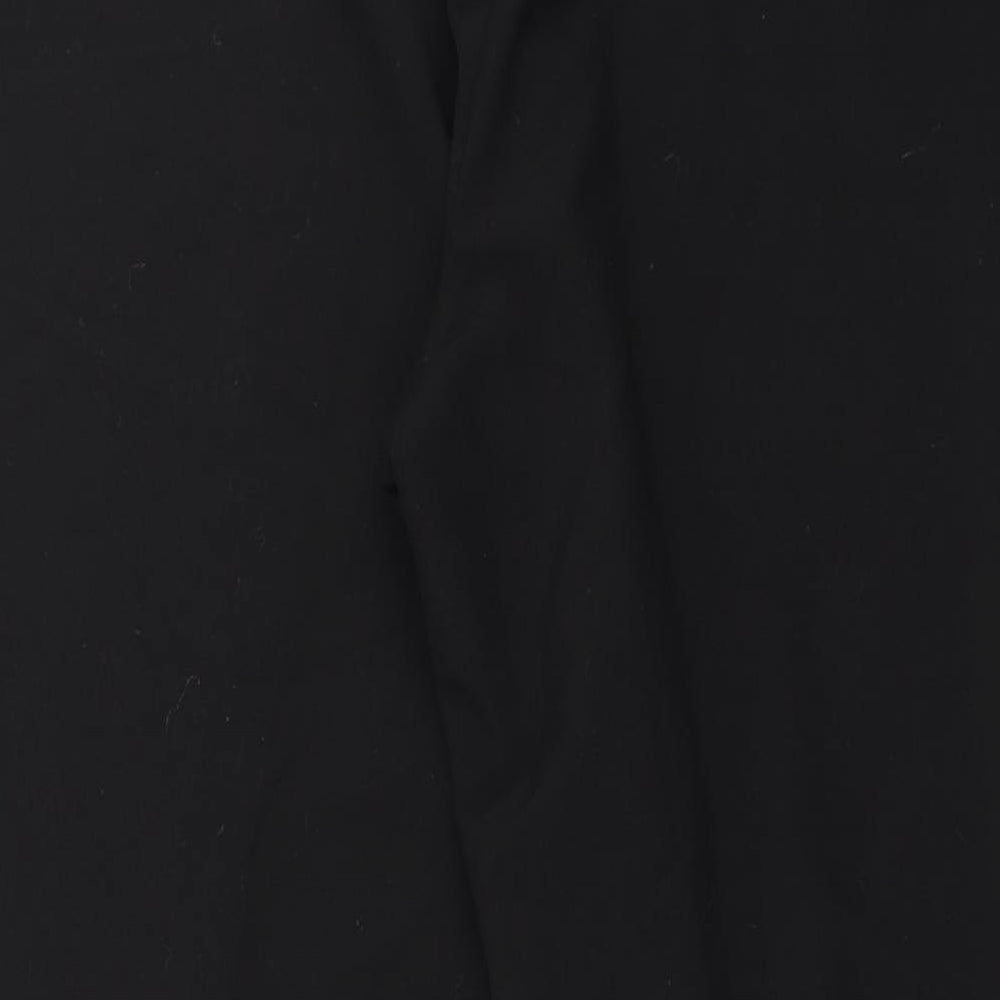 Womens UK Size 18 BM Regular Fit Black Trousers