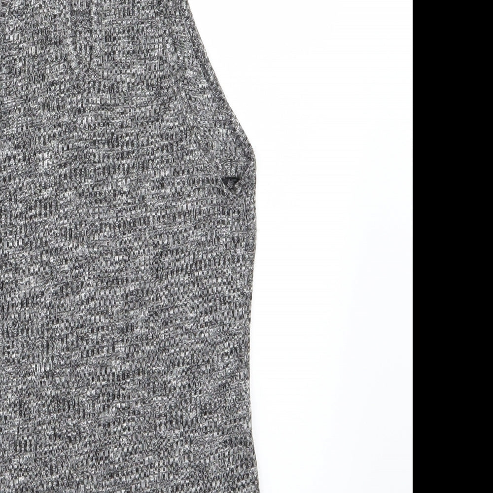 Womens UK Size 10 Atmosphere Grey Basic T-Shirt