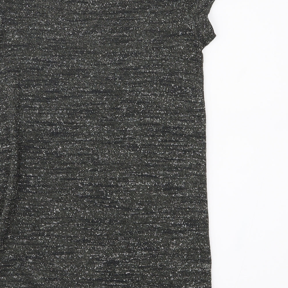 Next Womens Grey Knit Pullover Jumper Size 6