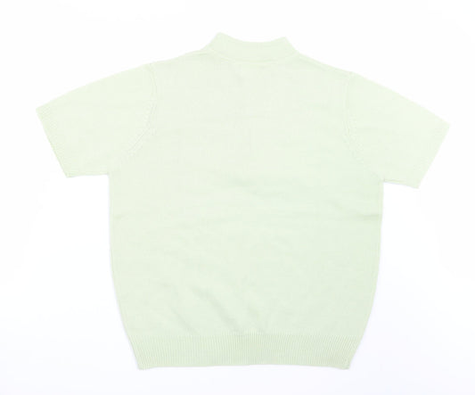 Classics Womens Green Basic T-Shirt Size 16