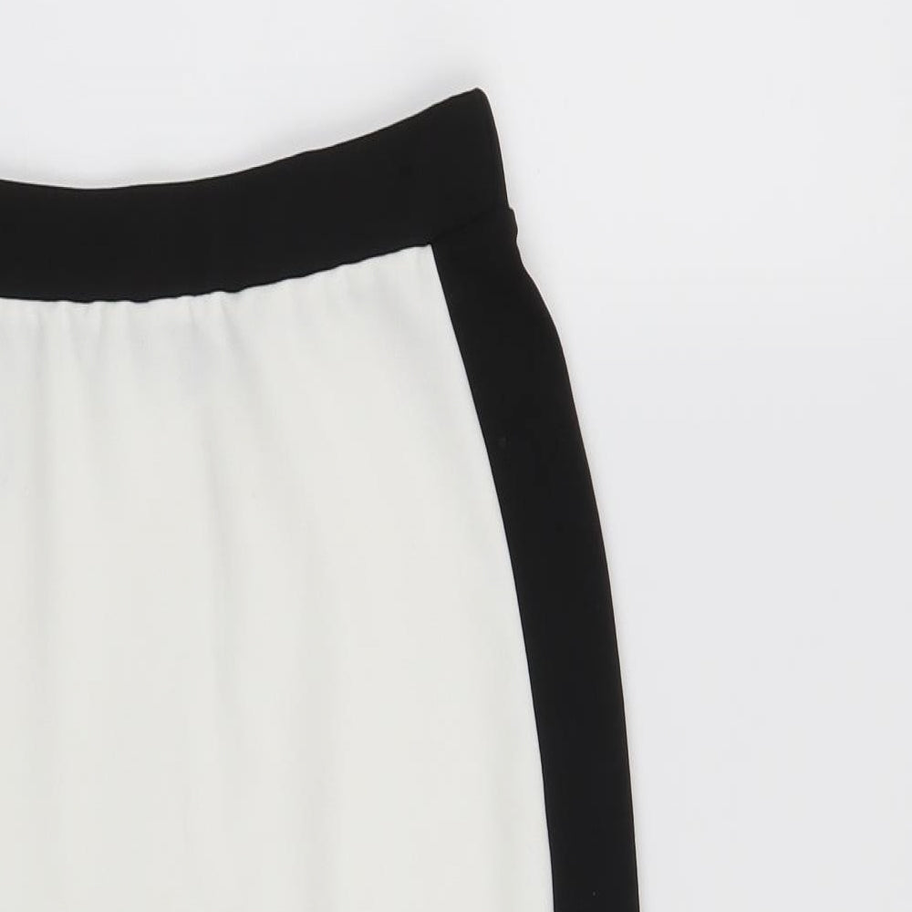 New Look Womens White Skort Skirt Size 4