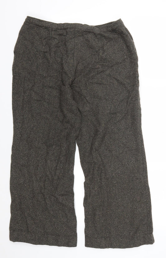Artigiano Womens Brown Trousers Size 16 L26 in