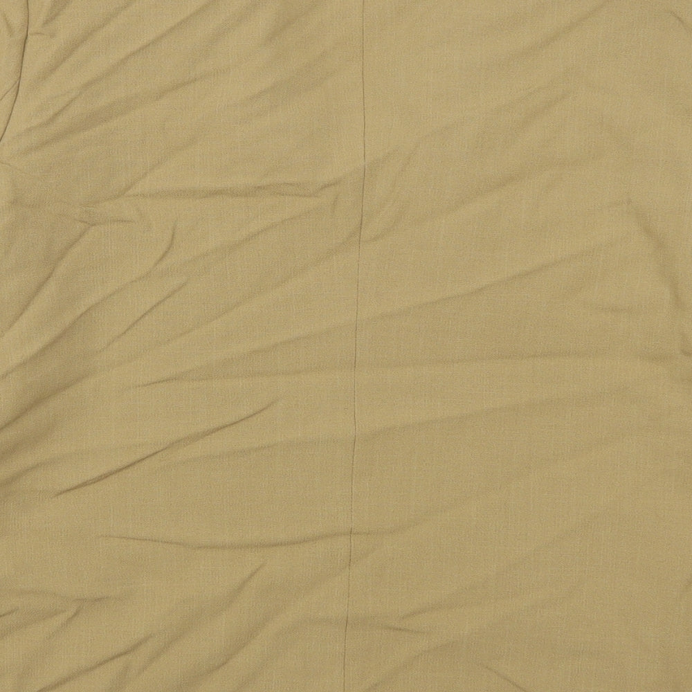 Daxon Womens Beige   Jacket Suit Jacket Size 14