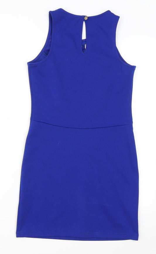 Atmosphere Womens Blue Mini Size 10 - Cut out