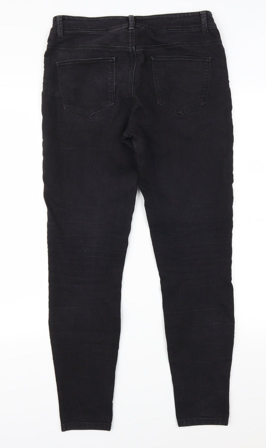 Womens UK Size 10 Denim Co Regular Fit Skinny Grey Jeans