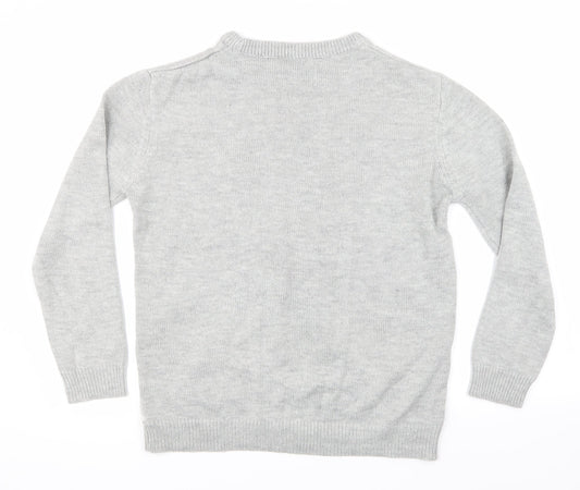 Mens UK Size S Primark Grey Pullover Sweatshirt