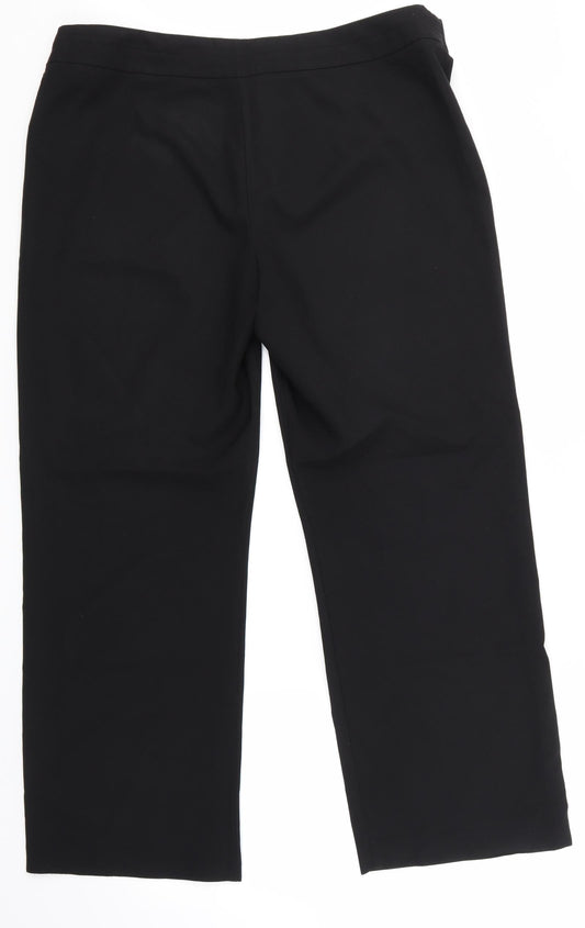 George Womens Black Trousers Size 16