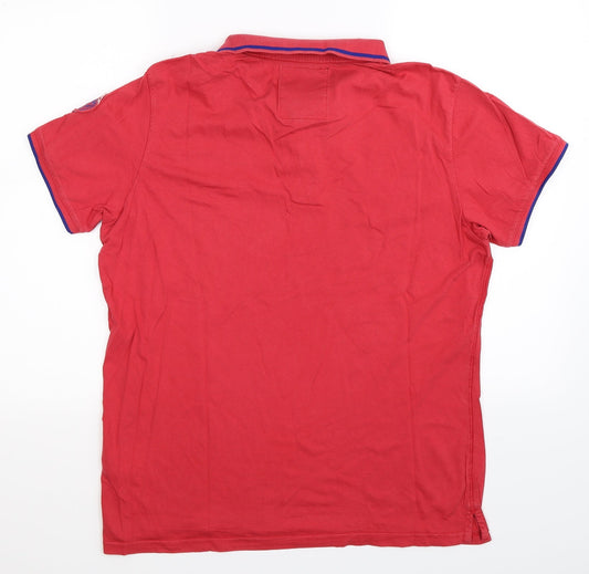 Burton Mens Red Polo Size L