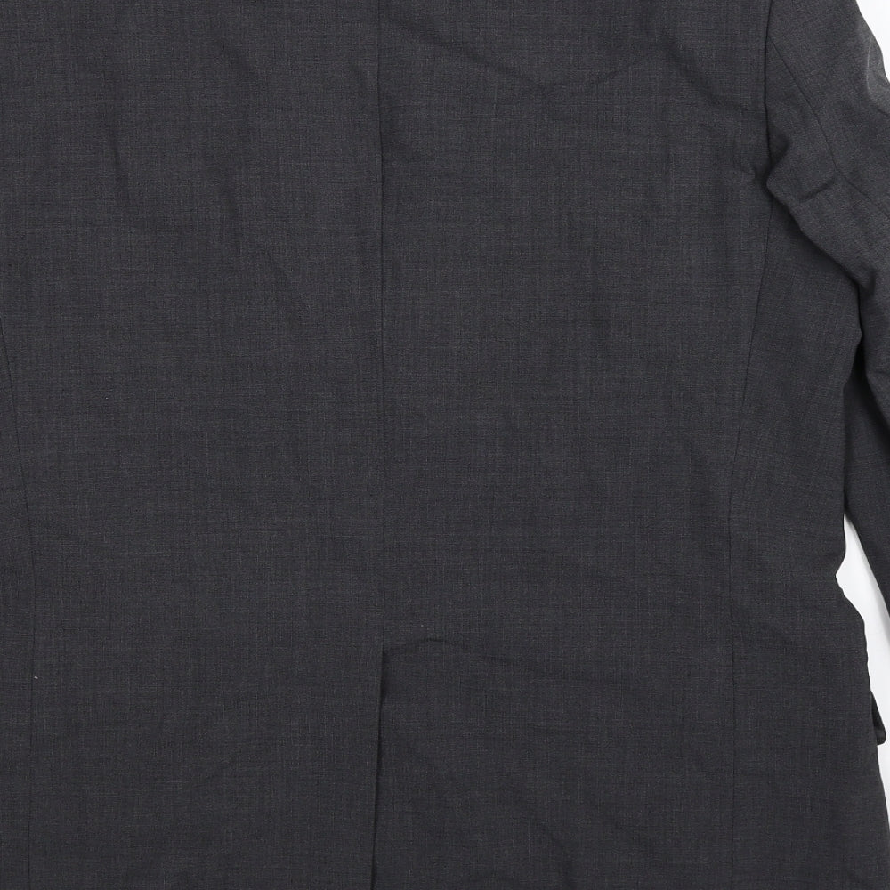 Mens UK Size 40 Marks and Spencer Regular Grey Suit Jacket