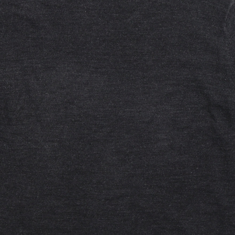 Cedar Wood State Mens Grey Knit Pullover Jumper Size L