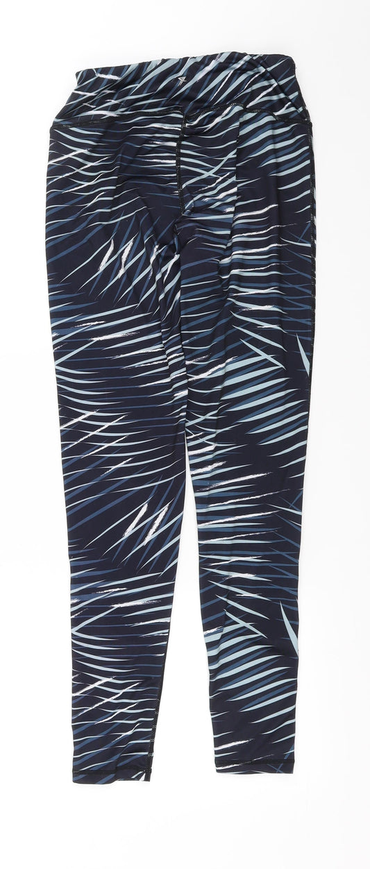 Womens UK Size 8 workout Jogger Blue Leggings