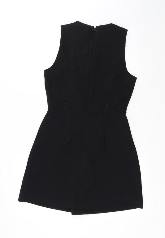 New Look Womens Black A-Line Size 10