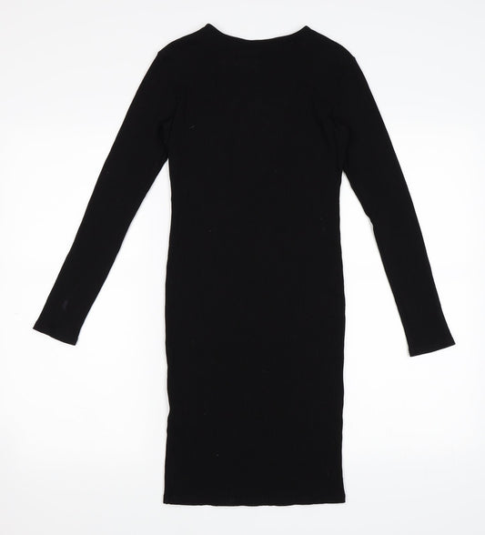 Miss Selfridge Womens Black Bodycon Size 10