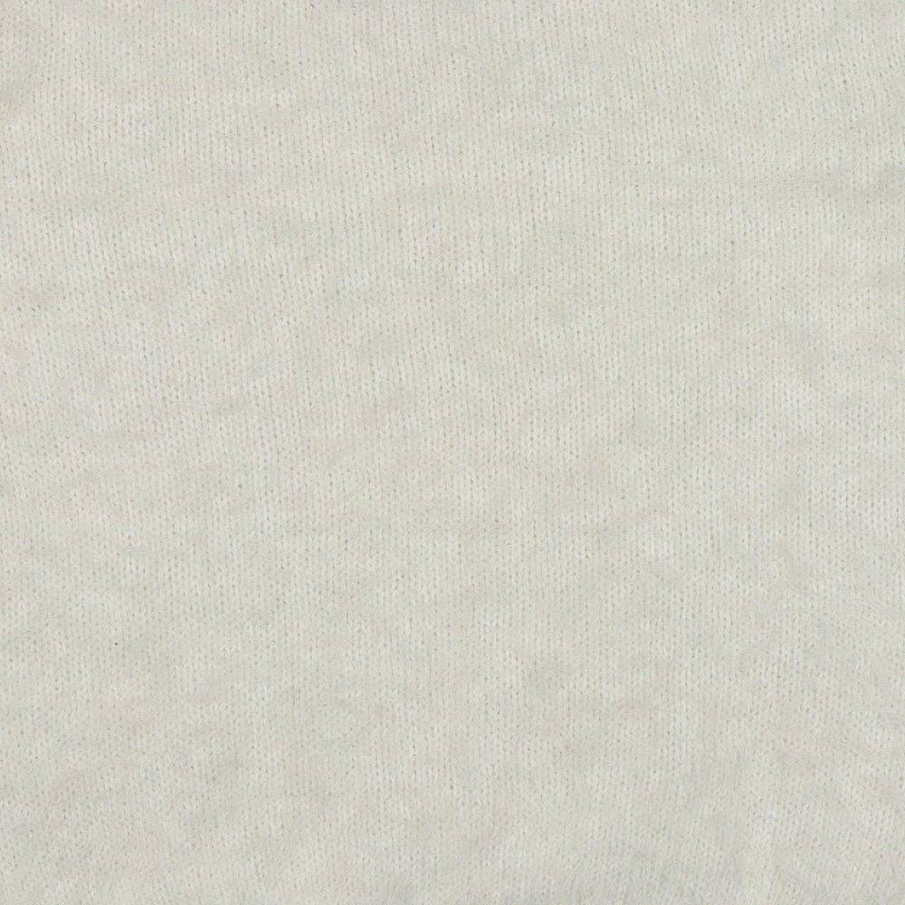 Originals Knitwear Womens White Pullover Jumper Size L