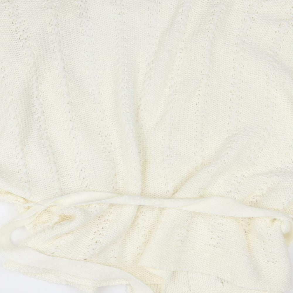 sixth Avenue Womens Ivory Cardigan Jumper Size 2XL