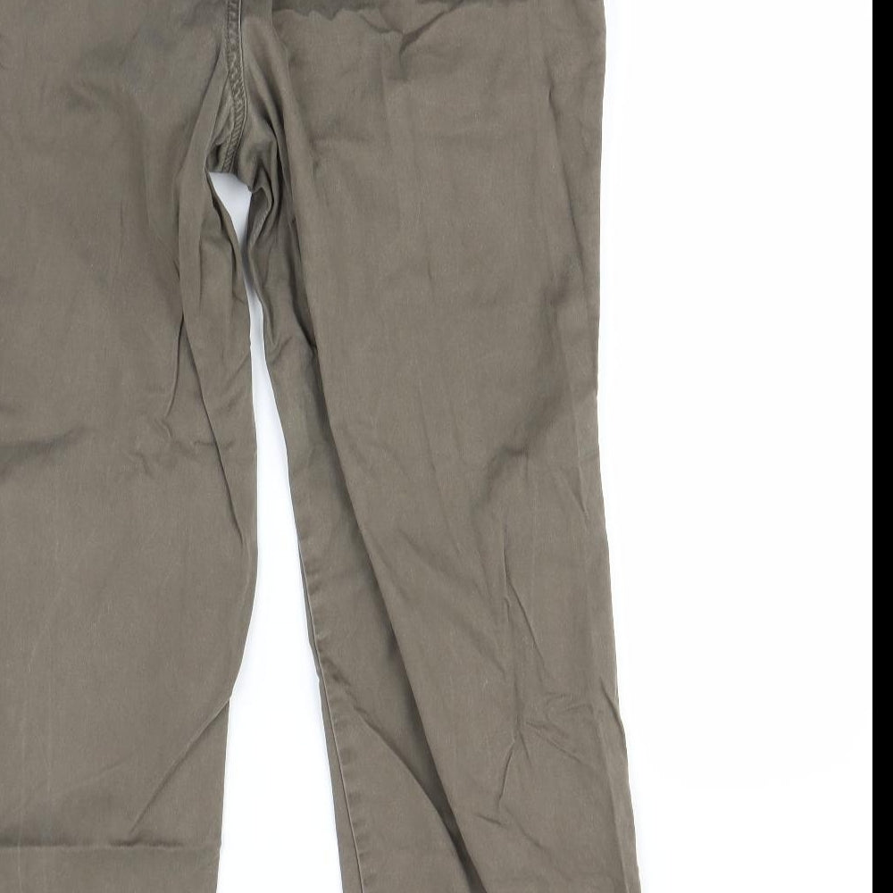 Mens UK Size S M&S Regular Fit Beige Trousers