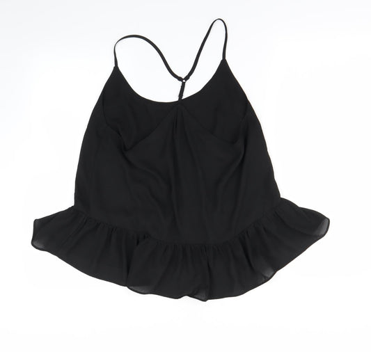 Womens UK Size 10 ASOS Black Camisole Tank