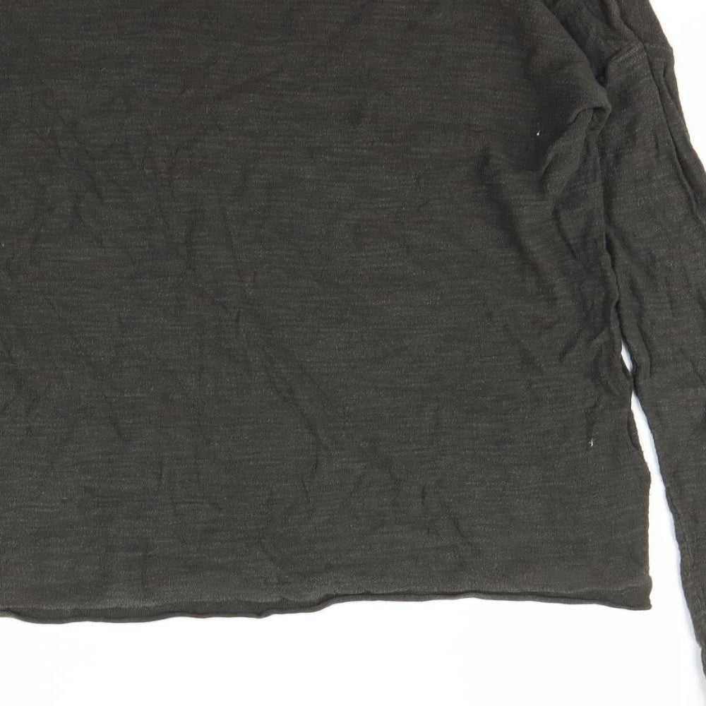 H&M Womens Green Pullover Sweatshirt Size XS