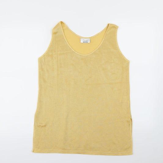 Classic Womens Gold Basic Tank Size 14