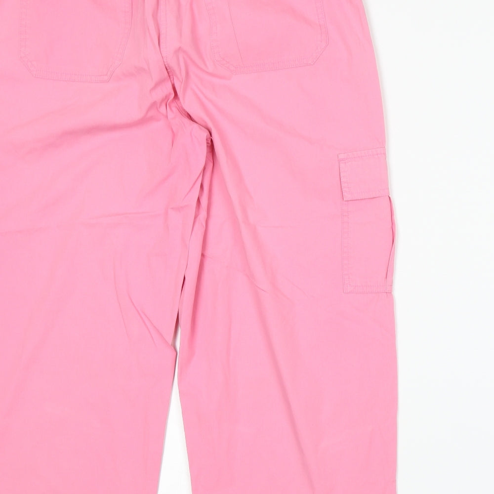 Bcasual Womens Pink Trousers Size 14 L20 in
