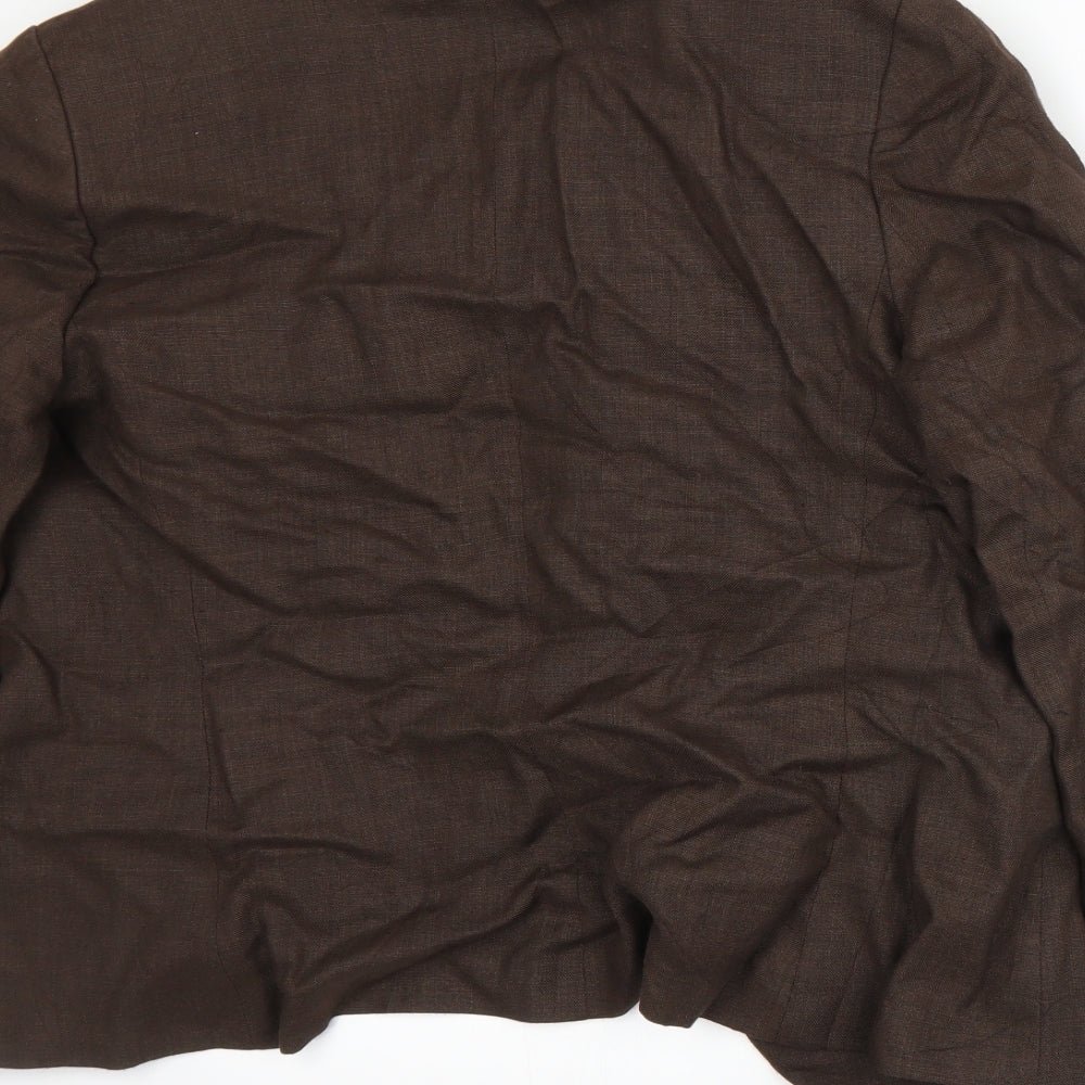Marks and Spencer Womens Brown   Jacket Suit Jacket Size 14