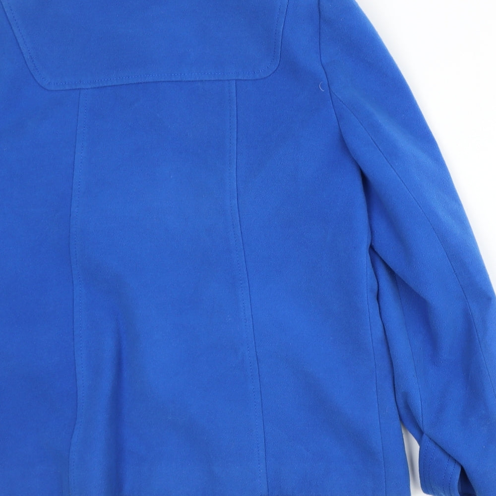 Womens UK Size 14 W Blue Jacket