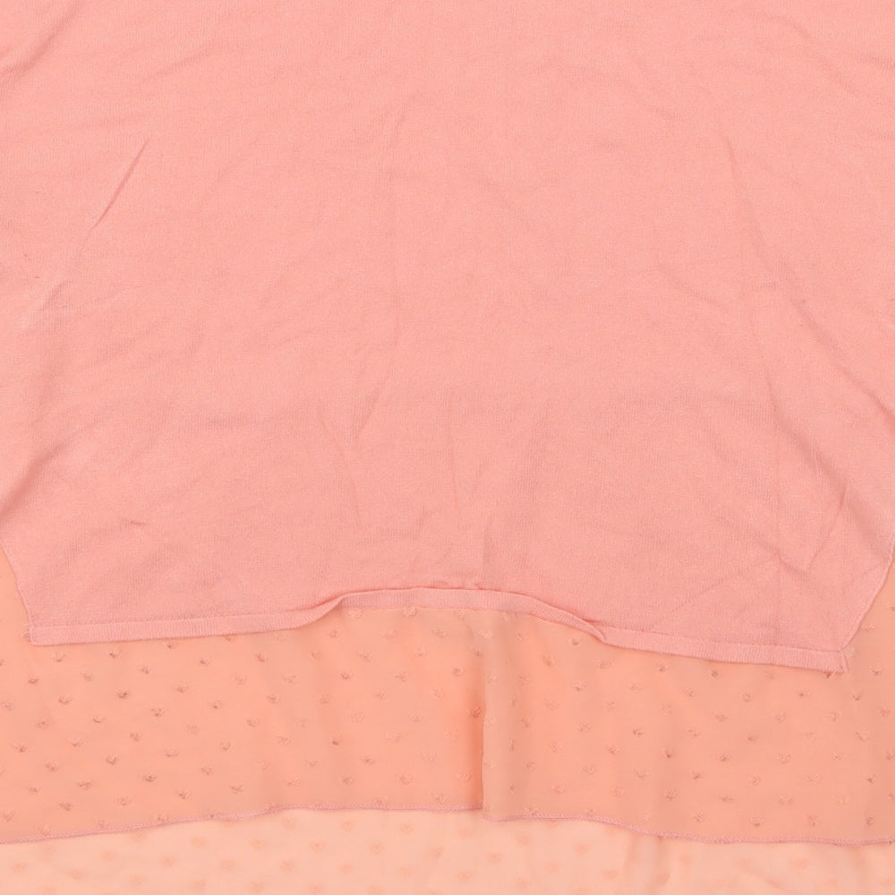 Bonmarché Womens Pink Basic Blouse Size M