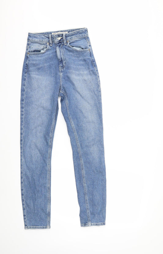 Womens UK Size 26 in ASOS Regular Fit Skinny Blue Jeans