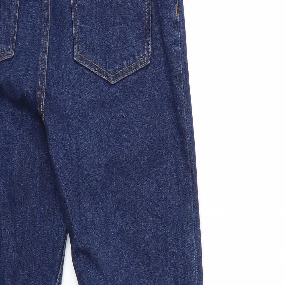 Denim & Co. Womens Blue Denim Straight Jeans Size 6 L26 in