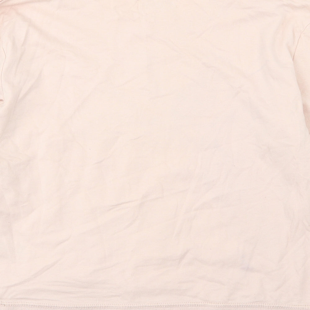 F&F Womens Pink Jersey Pullover Sweatshirt Size 12 - Relax