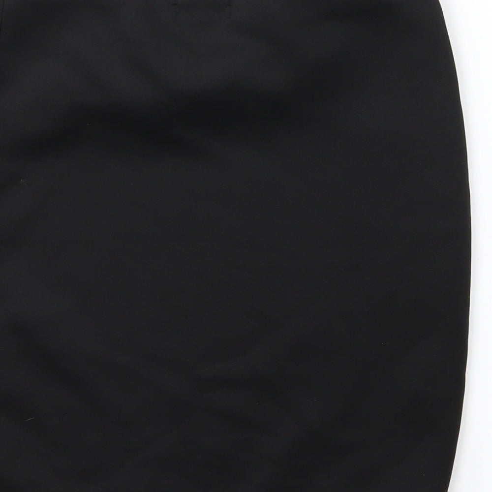 PRETTYLITTLETHING Womens Black Bandage Skirt Size 8