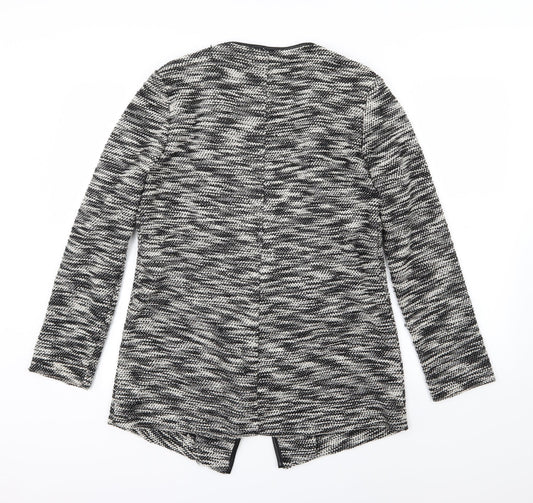 George Womens Grey Knit Jacket Blazer Size 12